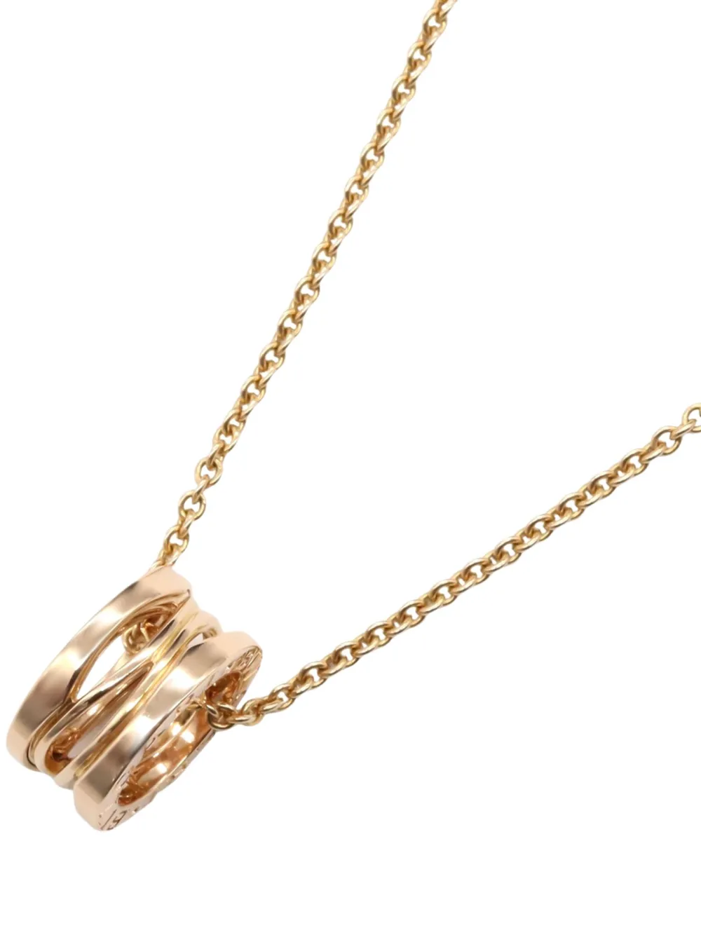 Bvlgari Pre-Owned 2010s 18kt rose gold B-zero1 necklace | Women | Image 2