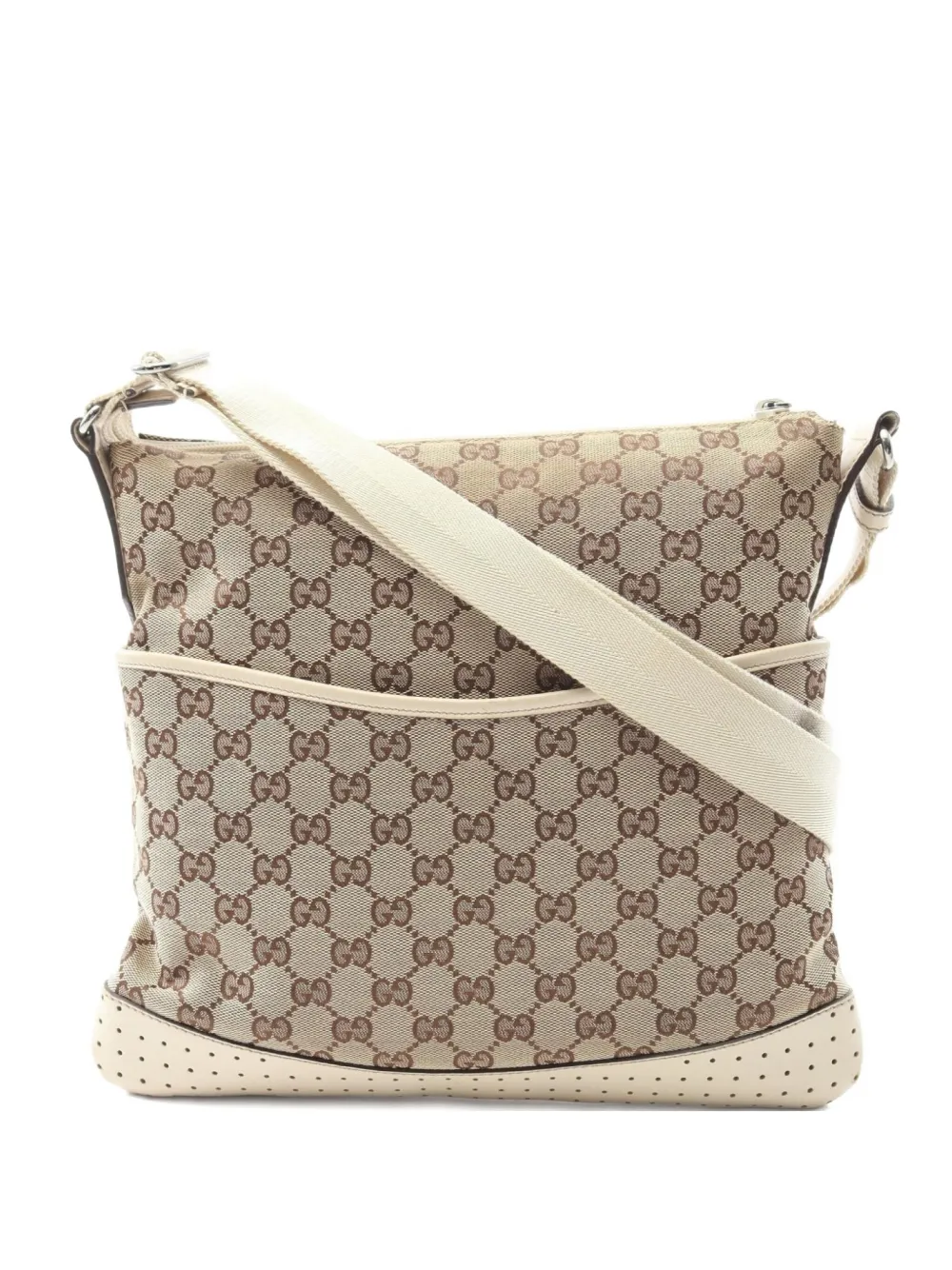 Gucci Pre-Owned 2000s GG canvas shoulder bag | Neutrals | Image 1