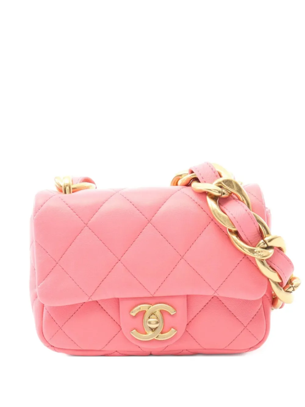 CHANEL Pre-Owned 2021 マトラッセ ショルダーバッグ - ピンク CHANEL Pre-Owned 2021 マトラッセ ショルダーバッグ - ピンク