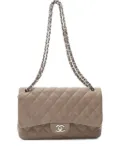 CHANEL Pre-Owned 2010-2011 large Double Flap shoulder bag - Brown