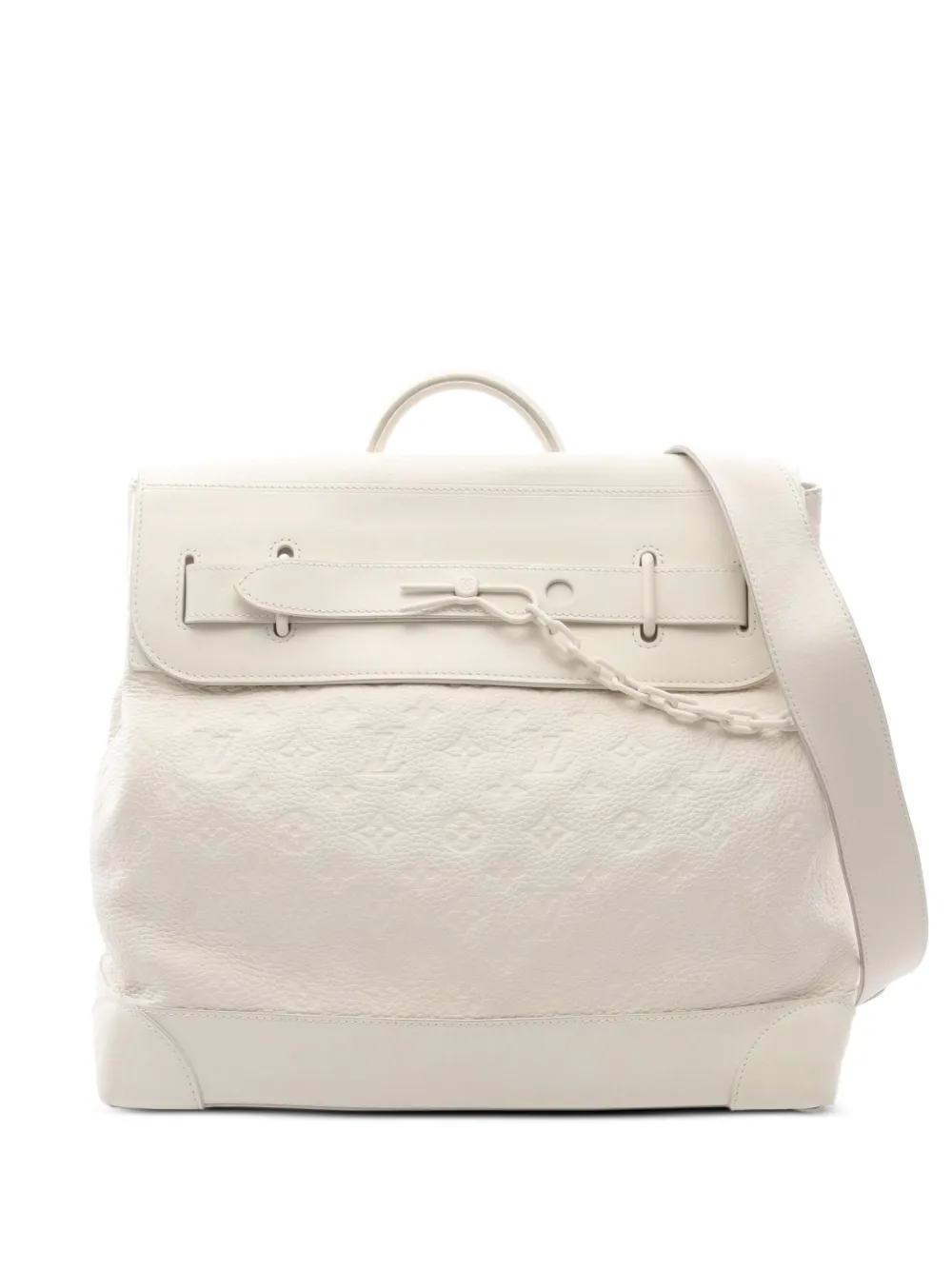Louis Vuitton Pre-Owned 2018 スティーマーPM モノグラム ハンドバッグ - ホワイト Louis Vuitton Pre-Owned 2018 スティーマーPM モノグラム ハンドバッグ - ホワイト
