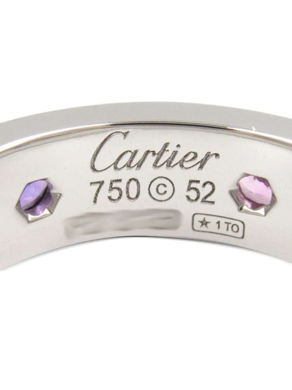 Cartier 10s 18K white gold Love multi-stone ring | Image 2