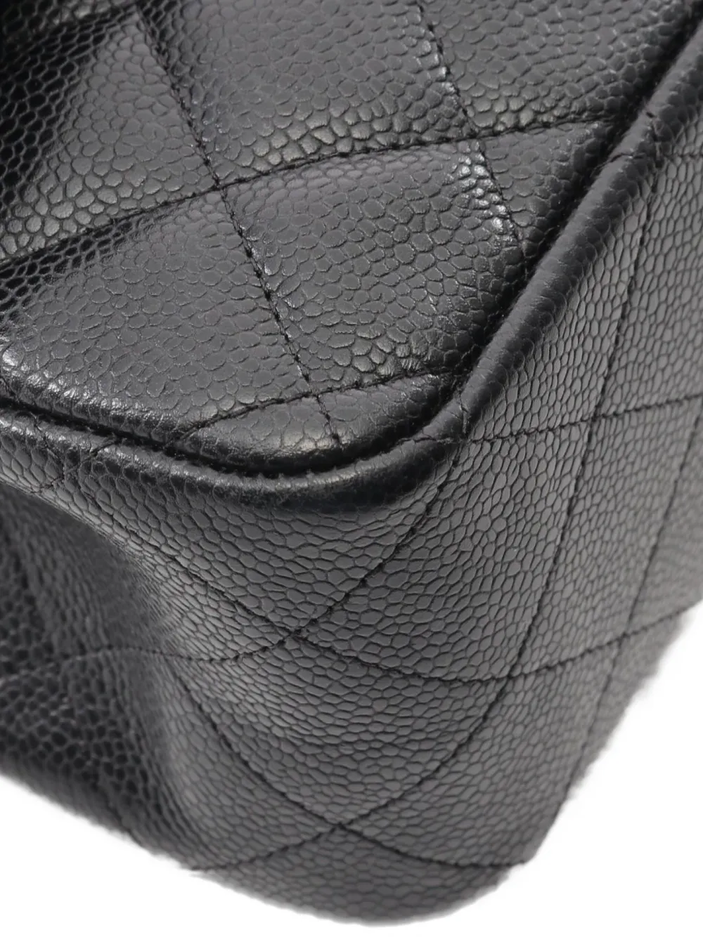 Pre-owned Chanel 2011 Double Flap Shoulder Bag In Black