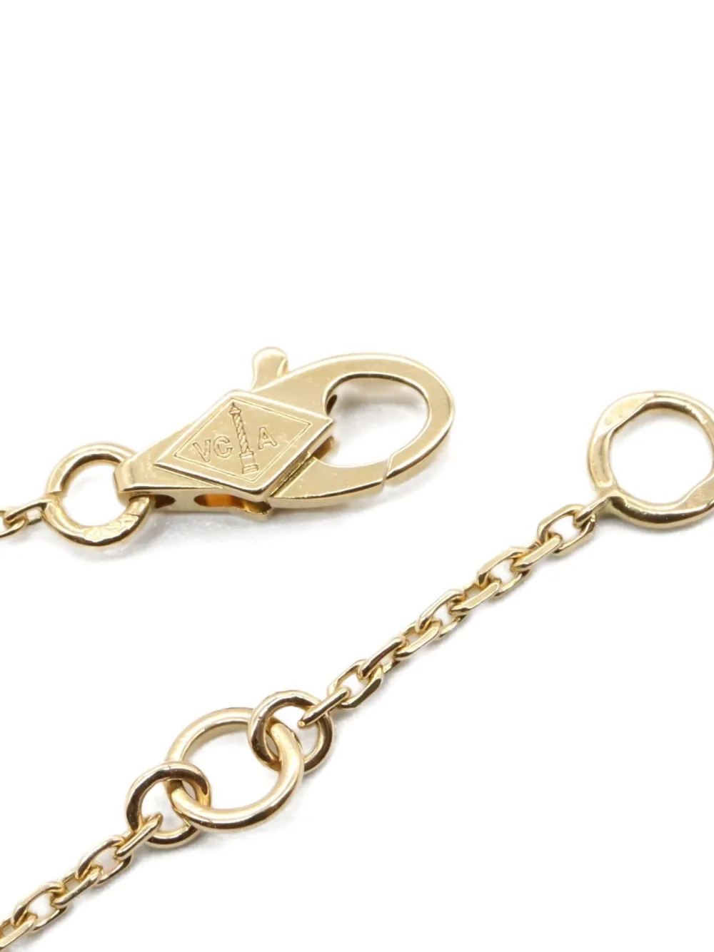 Pre-owned Van Cleef & Arpels 2010s 18k Yellow Gold Frivole Diamond Bracelet