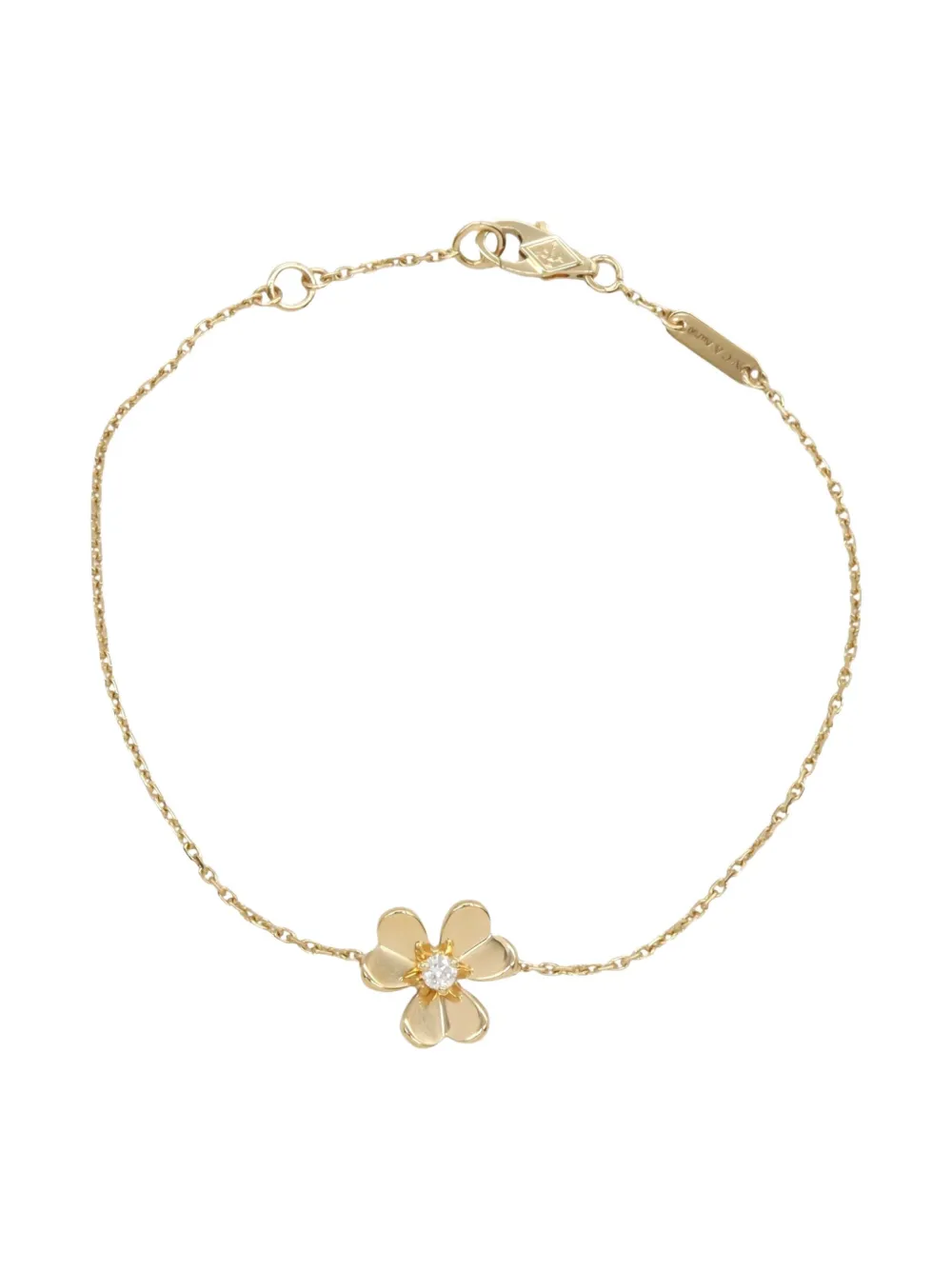 Van Cleef & Arpels 2010s 18K yellow gold Frivole diamond bracelet | Gold | Image 1