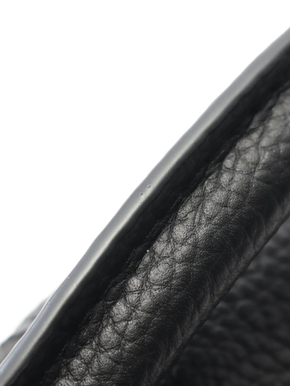 Pre-owned Louis Vuitton 2021 Mini Capucine Leather Handbag In Black