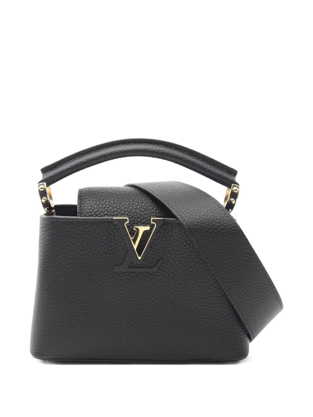 Louis Vuitton Pre-Owned 2021 カプシーヌ ハンドバッグ ミニ - ブラック Louis Vuitton Pre-Owned 2021 カプシーヌ ハンドバッグ ミニ - ブラック