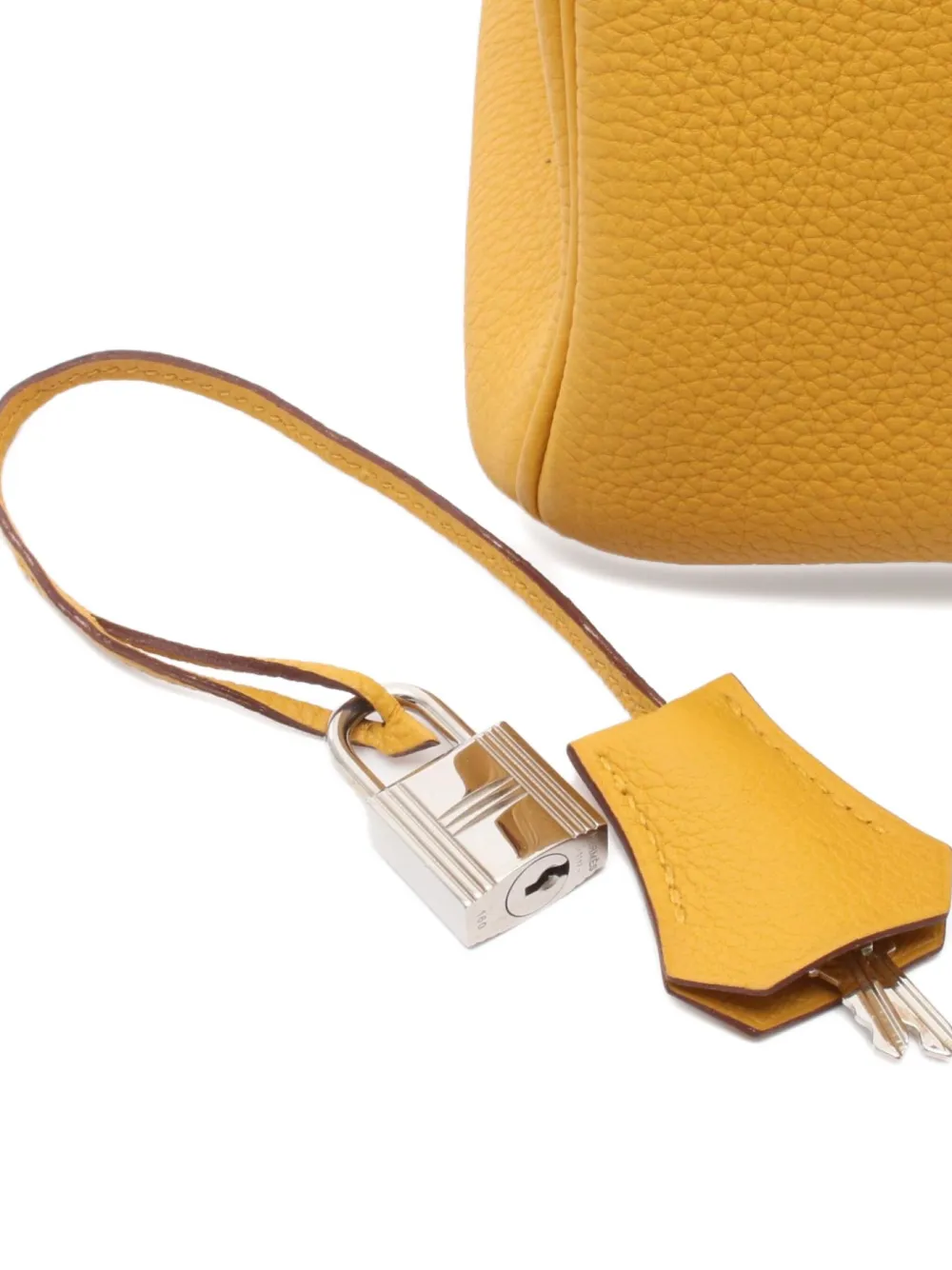 Pre-owned Hermes 2018 Birkin 30 Tote Bag In Yellow
