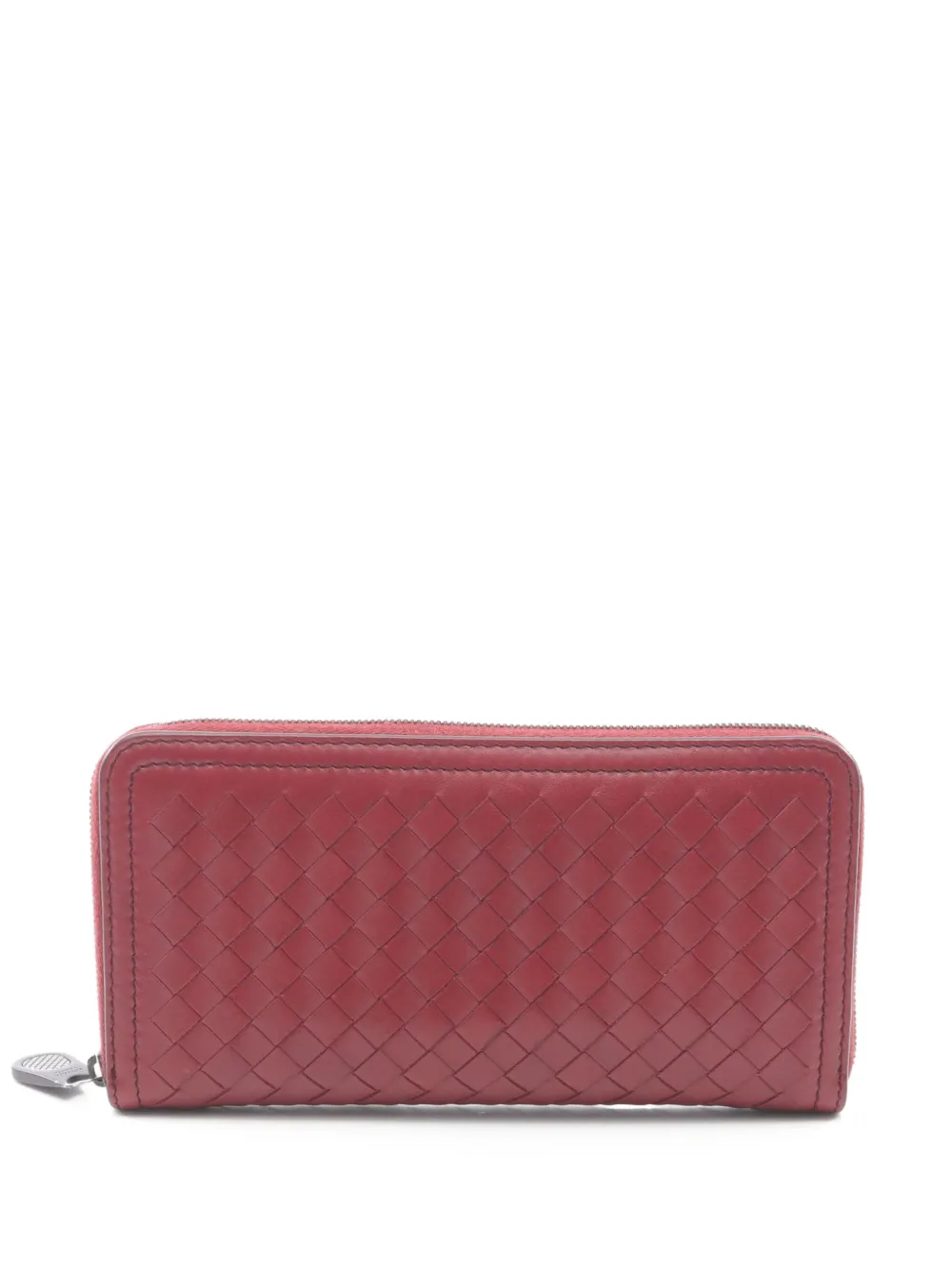 Bottega Veneta Pre-Owned 2000s Intrecciato leather wallet | Red | Image 1