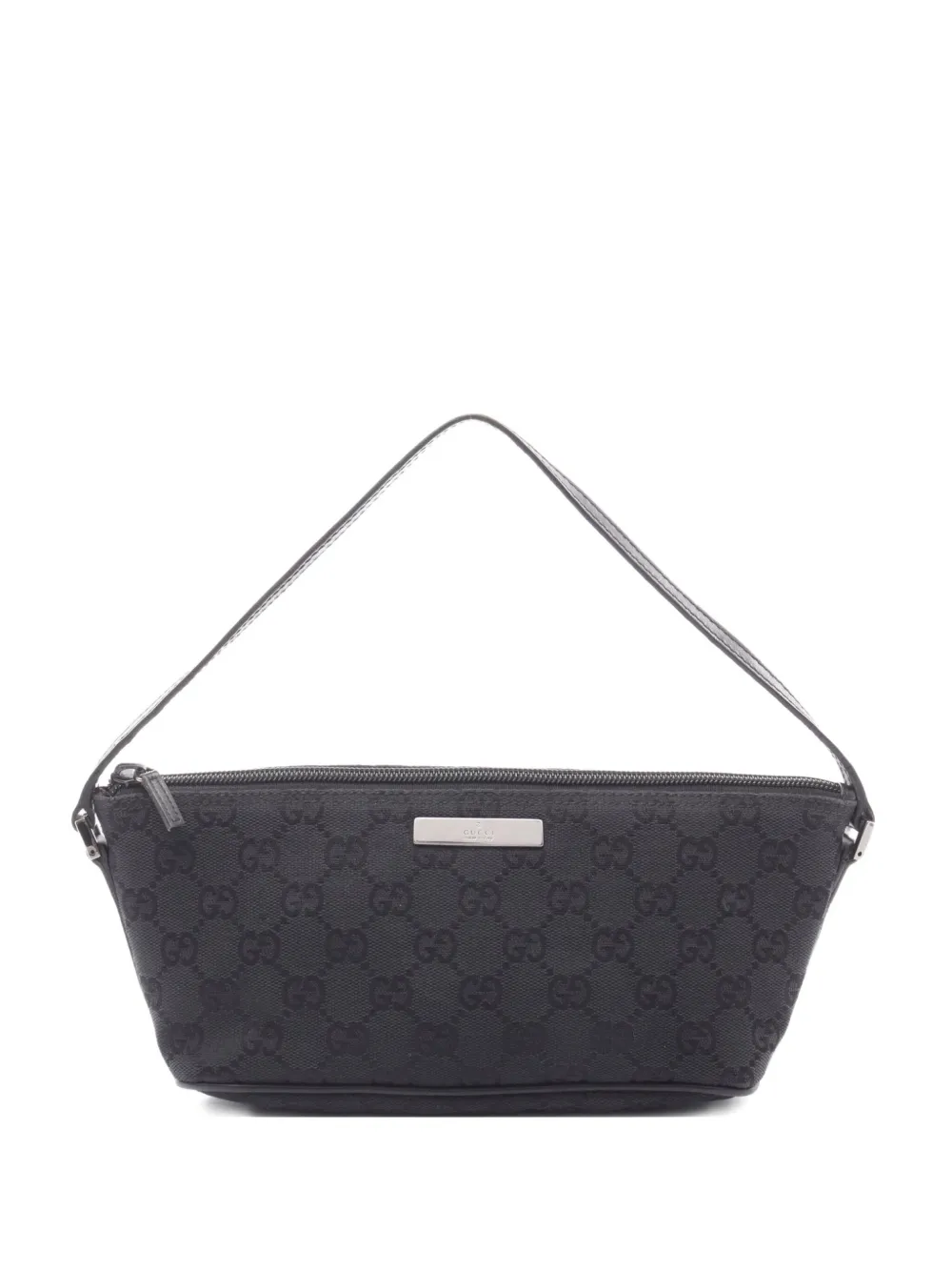 Gucci Pre-Owned 2010s GG canvas shoulder bag - グレー Gucci Pre-Owned 2010s GG canvas shoulder bag - グレー