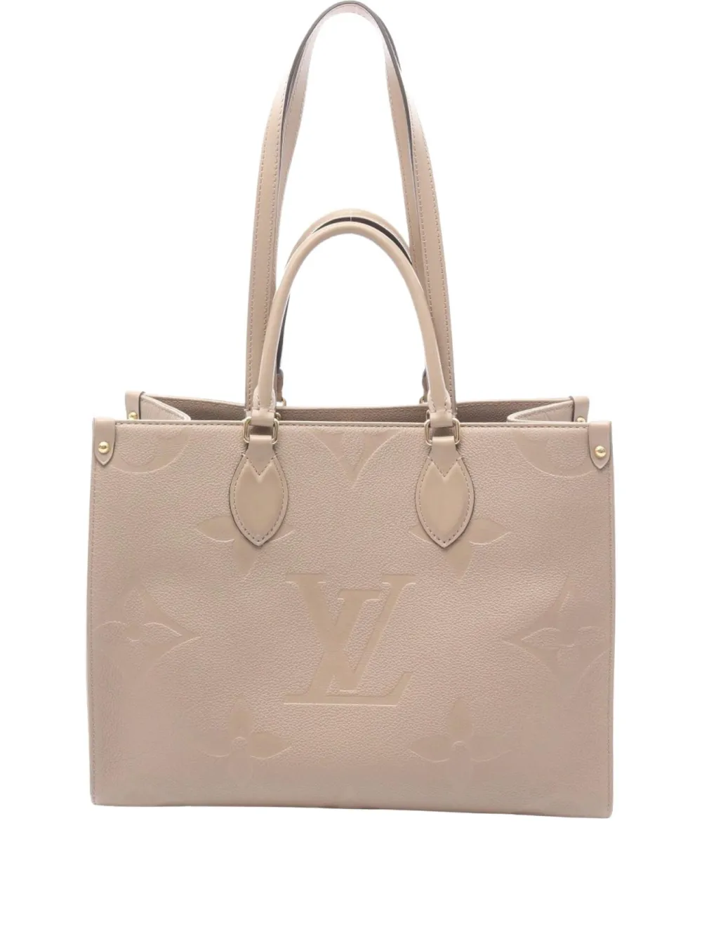 Louis Vuitton Pre-Owned 2021 オンザゴー MM ショルダーバッグ - ニュートラル Louis Vuitton Pre-Owned 2021 オンザゴー MM ショルダーバッグ - ニュートラル