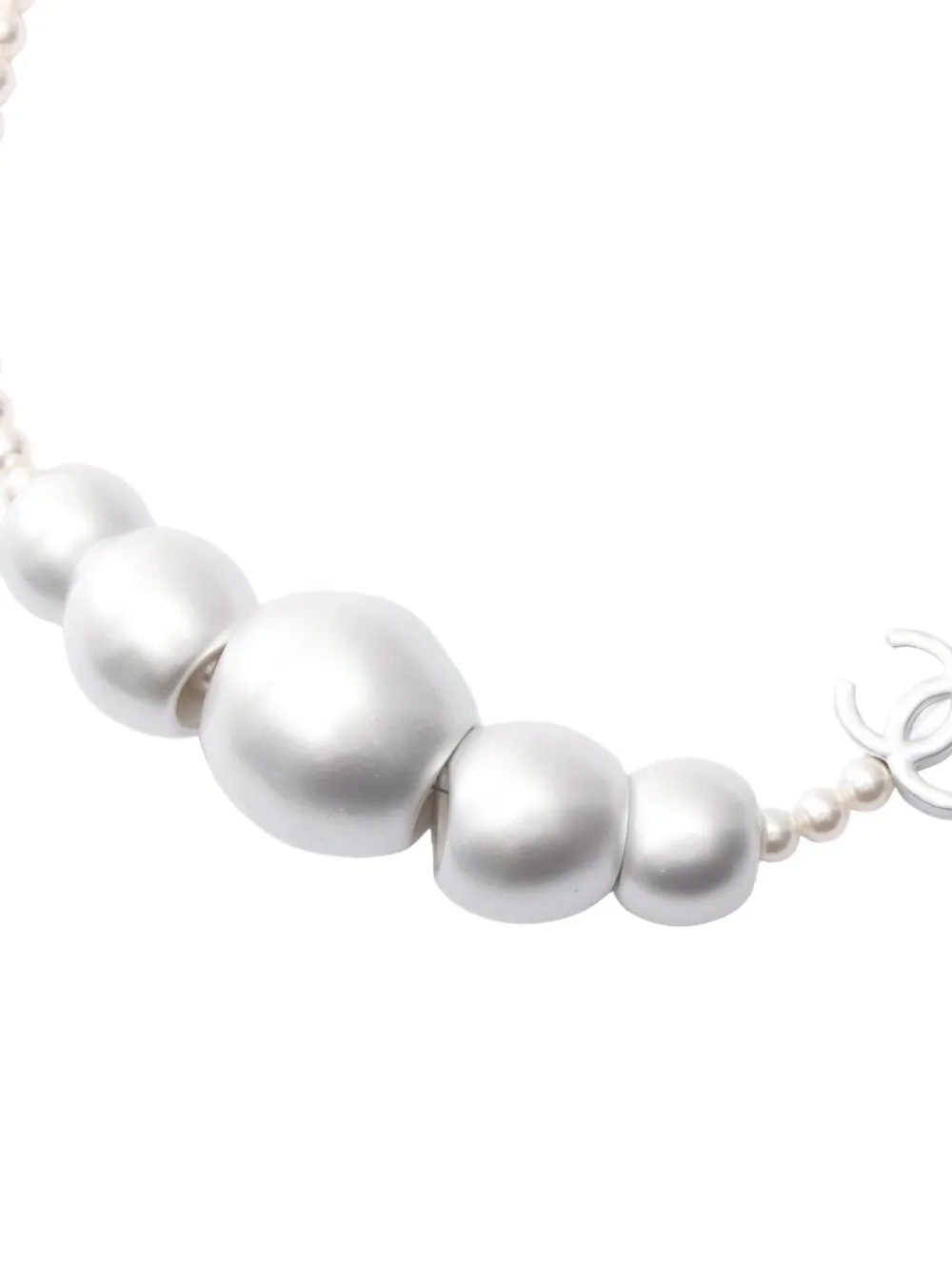 CHANEL Pre-Owned 1986-1988 faux-pearl necklace | Image 2