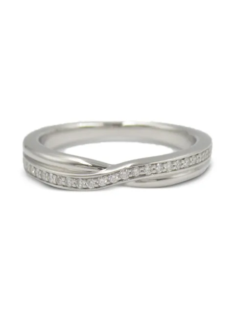 Harry Winston 2010s platinum Drist One Row diamond ring