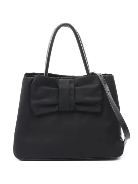 Prada Pre-Owned 2000s bow-detail tote bag