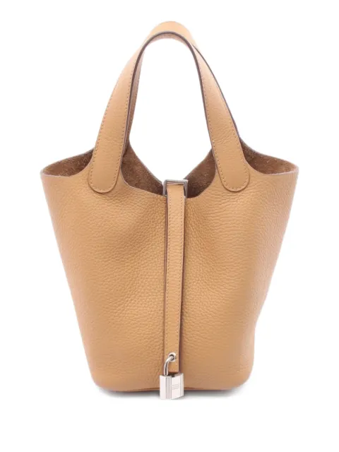 Hermès Pre-Owned bolsa de mano Clemence Picotan Lock 2023