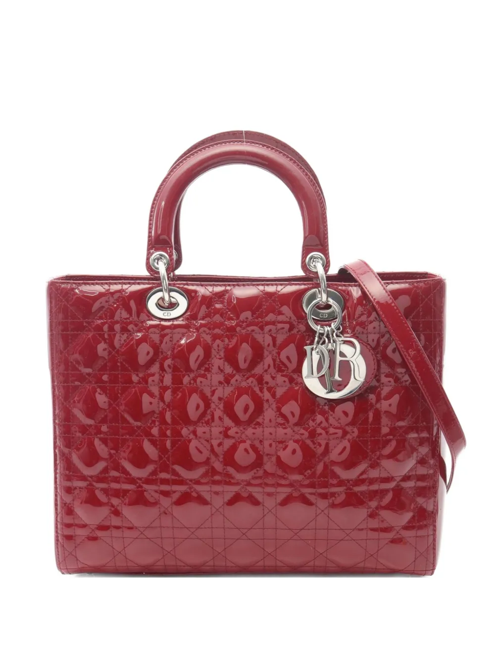 Christian Dior Pre-Owned 2000s Lady Dior tote bag | Red | Image 1