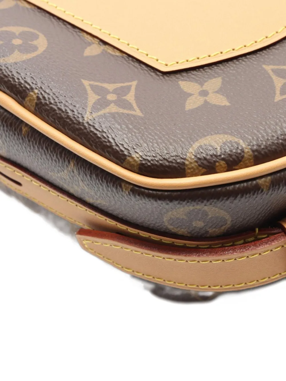 Pre-owned Louis Vuitton 2021 Monogram Supple Mm Shoulder Bag In Brown