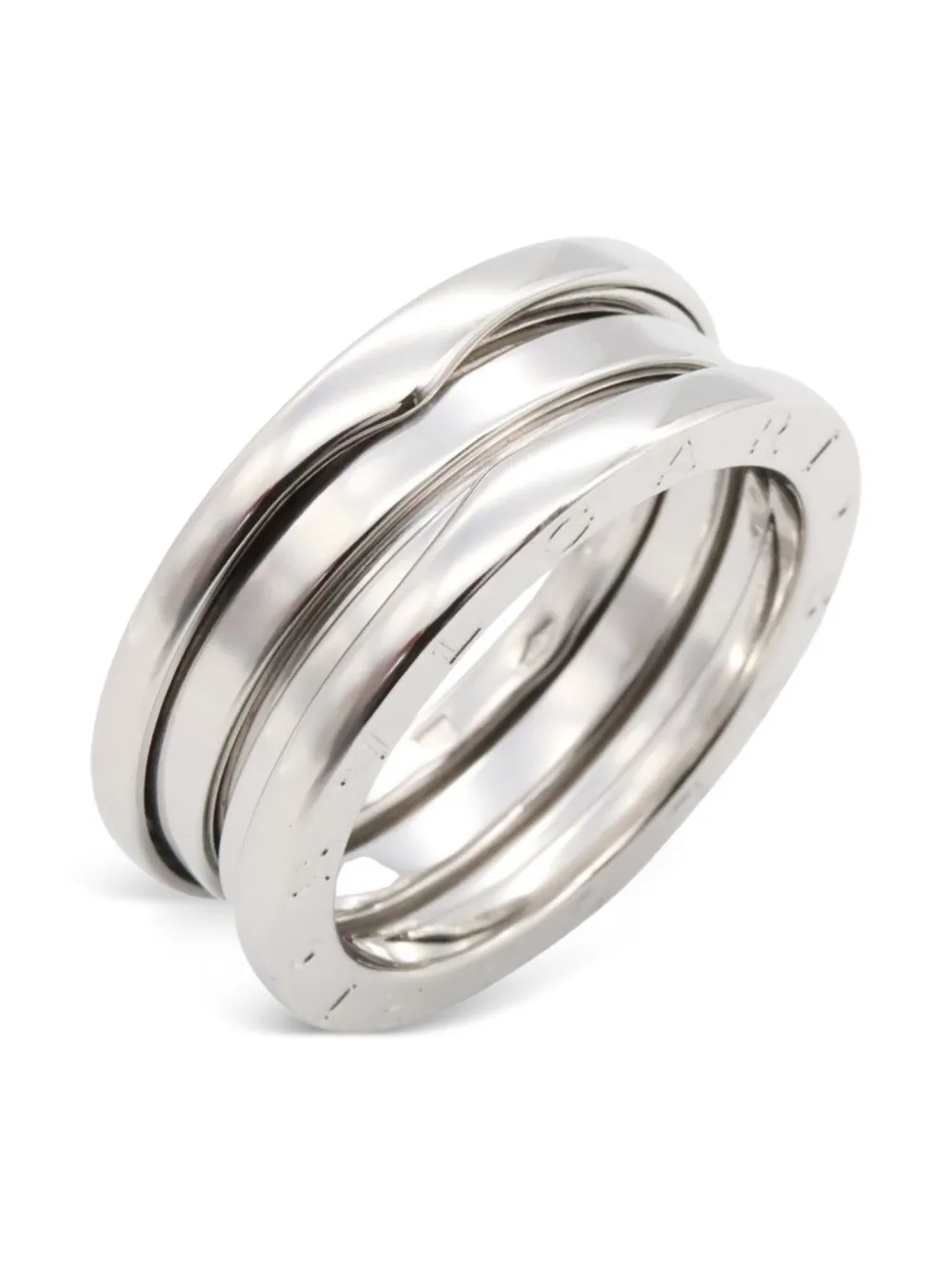 Bvlgari Pre-Owned 2010s 18K white gold B-Zero1 ring | Silver | Image 1