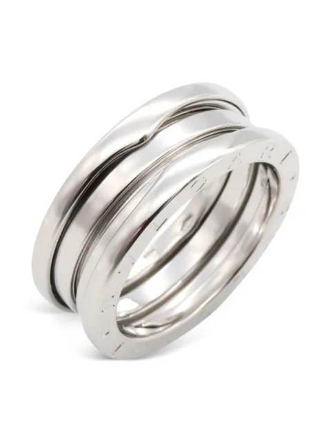 Bvlgari Pre-Owned 2010s 18K white gold B-Zero1 ring