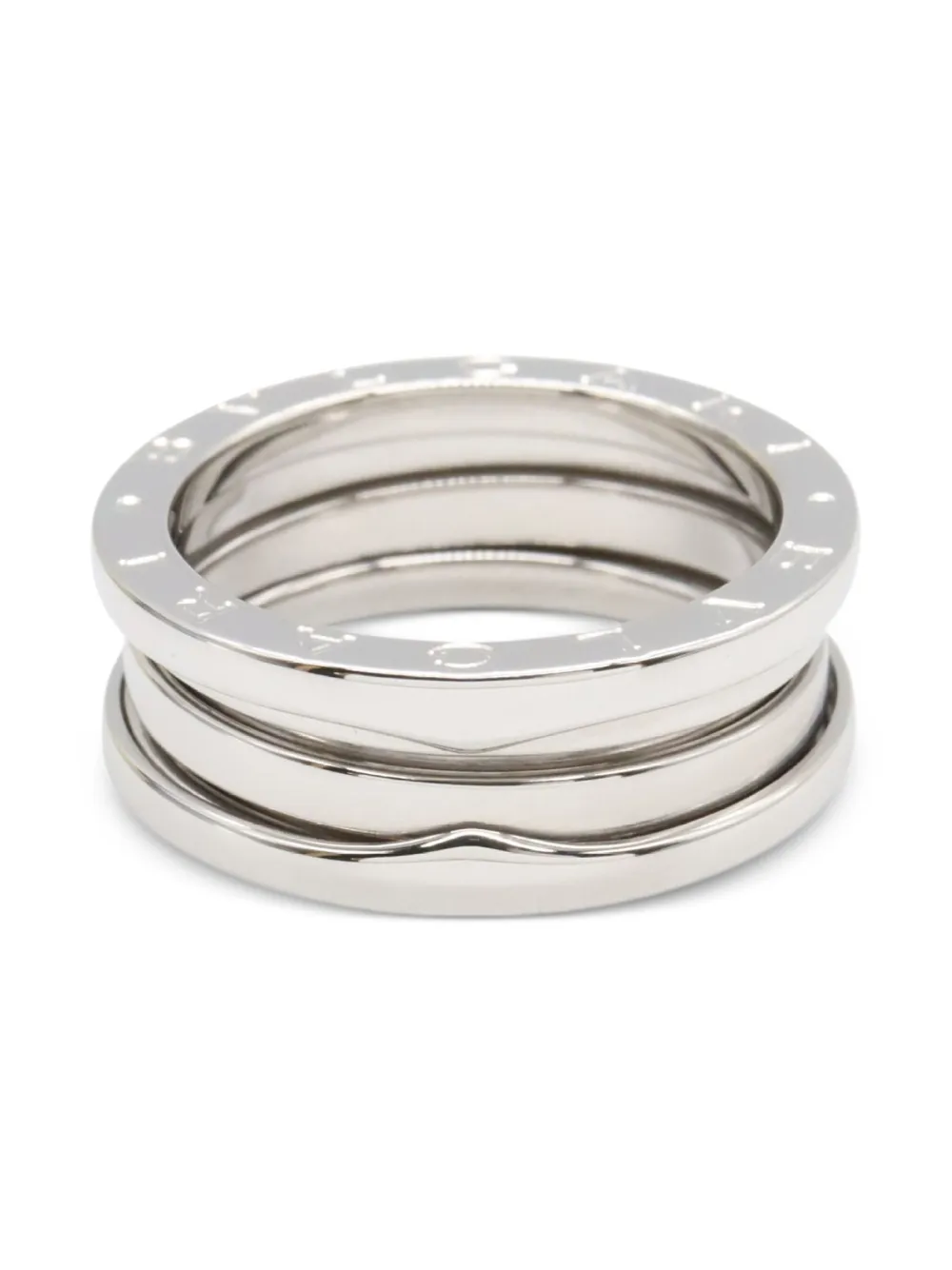 Bvlgari Pre-Owned 2010s 18K white gold B-Zero1 ring | Women | Image 2