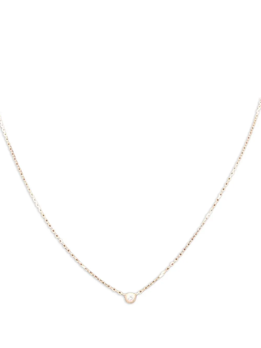 Cartier 10s 18K rose gold Damour diamond necklace | Image 2