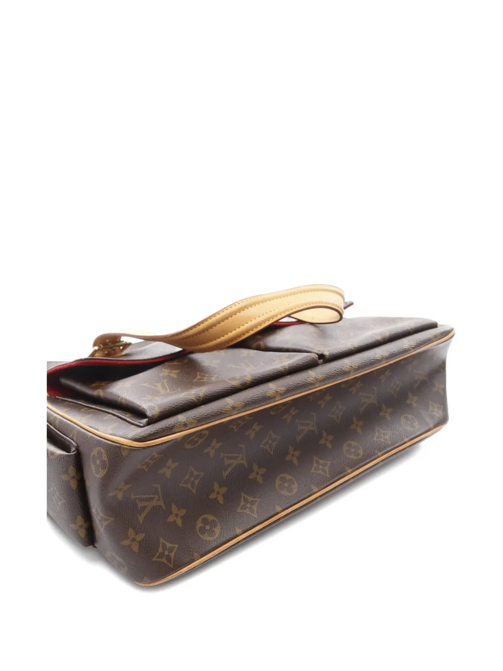 Pre-owned Louis Vuitton 2005 Multi-priest Monogram Tote Bag In Brown