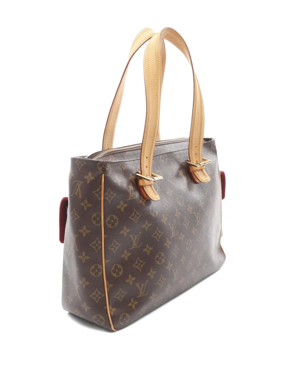 Pre-owned Louis Vuitton 2005 Multi-priest Monogram Tote Bag In Brown