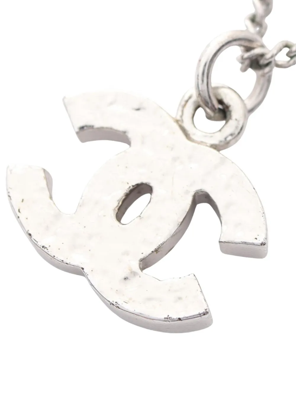 CHANEL Pre-Owned 1986-1988 Interlocking CC-pendant necklace | Image 2
