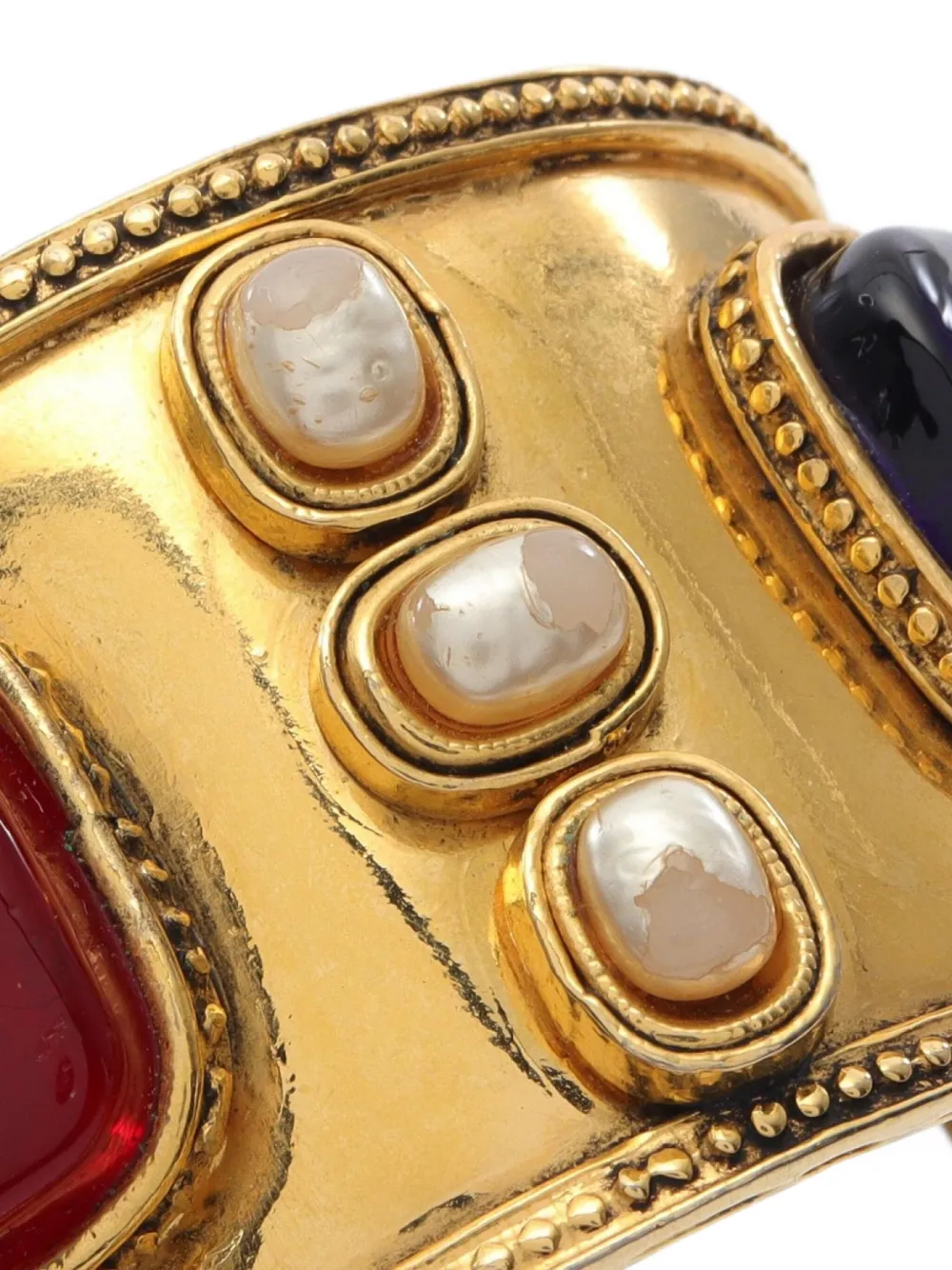 1980s Stone-Set Bangle