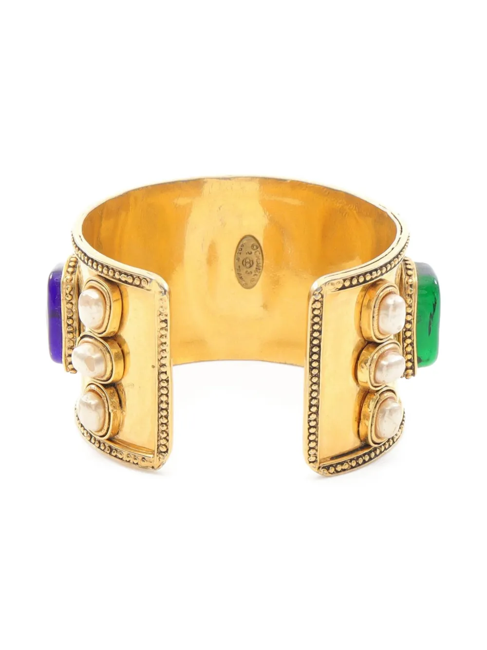 1980s Stone-Set Bangle