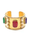 CHANEL Pre-Owned 1980s stone-set bangle - Yellow
