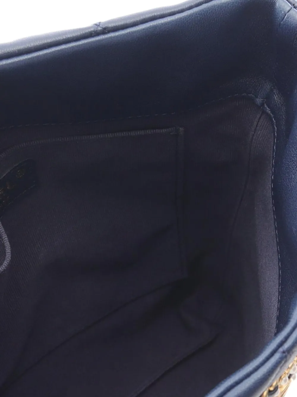 Pre-owned Chanel 2021 Diamond-quilted Shoulder Bag In Blue