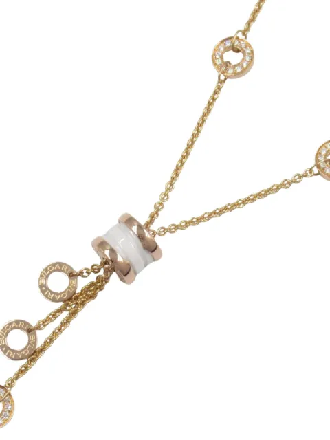 Bvlgari Pre-Owned collar B.zero1 en oro rosa de 18kt 2010 con diamante