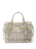 Prada Pre-Owned 2000s Tessuto Gaufre handbag - Neutrals