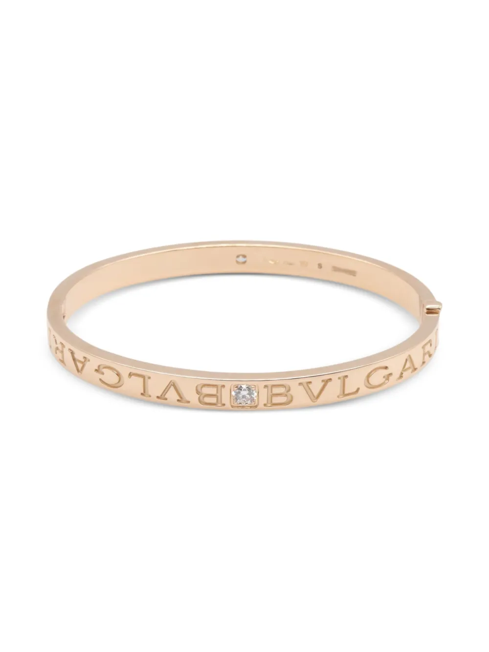 Bvlgari Pre-Owned 10s 18K rose gold Bulgari diamond bracelet | Yellow | Image 1