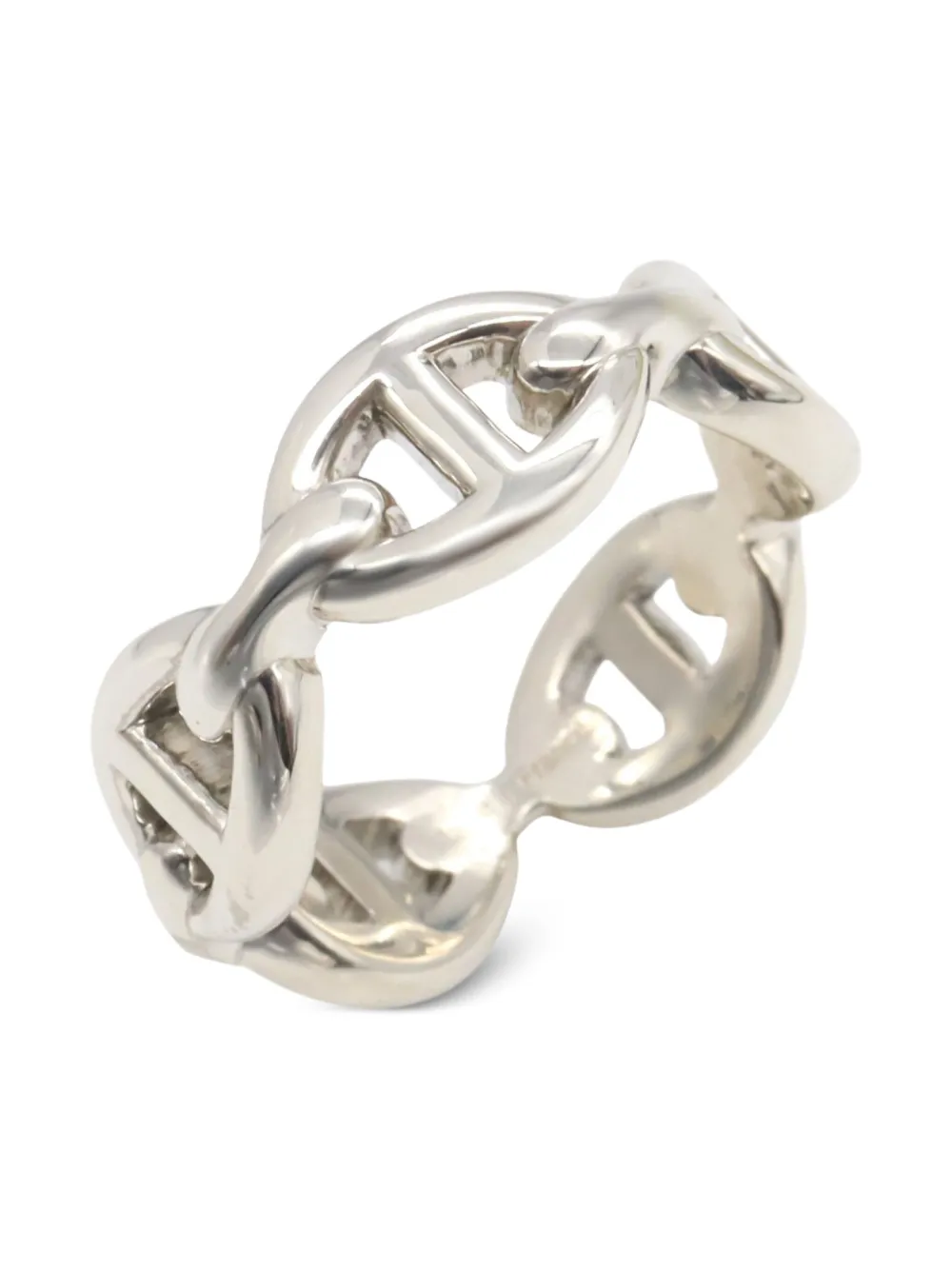 Hermès Pre-Owned 2010s Shane Tangle ring | Silver | Image 1