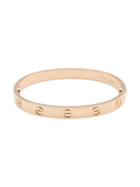 Cartier 10s 18K rose gold Love Breath bracelet