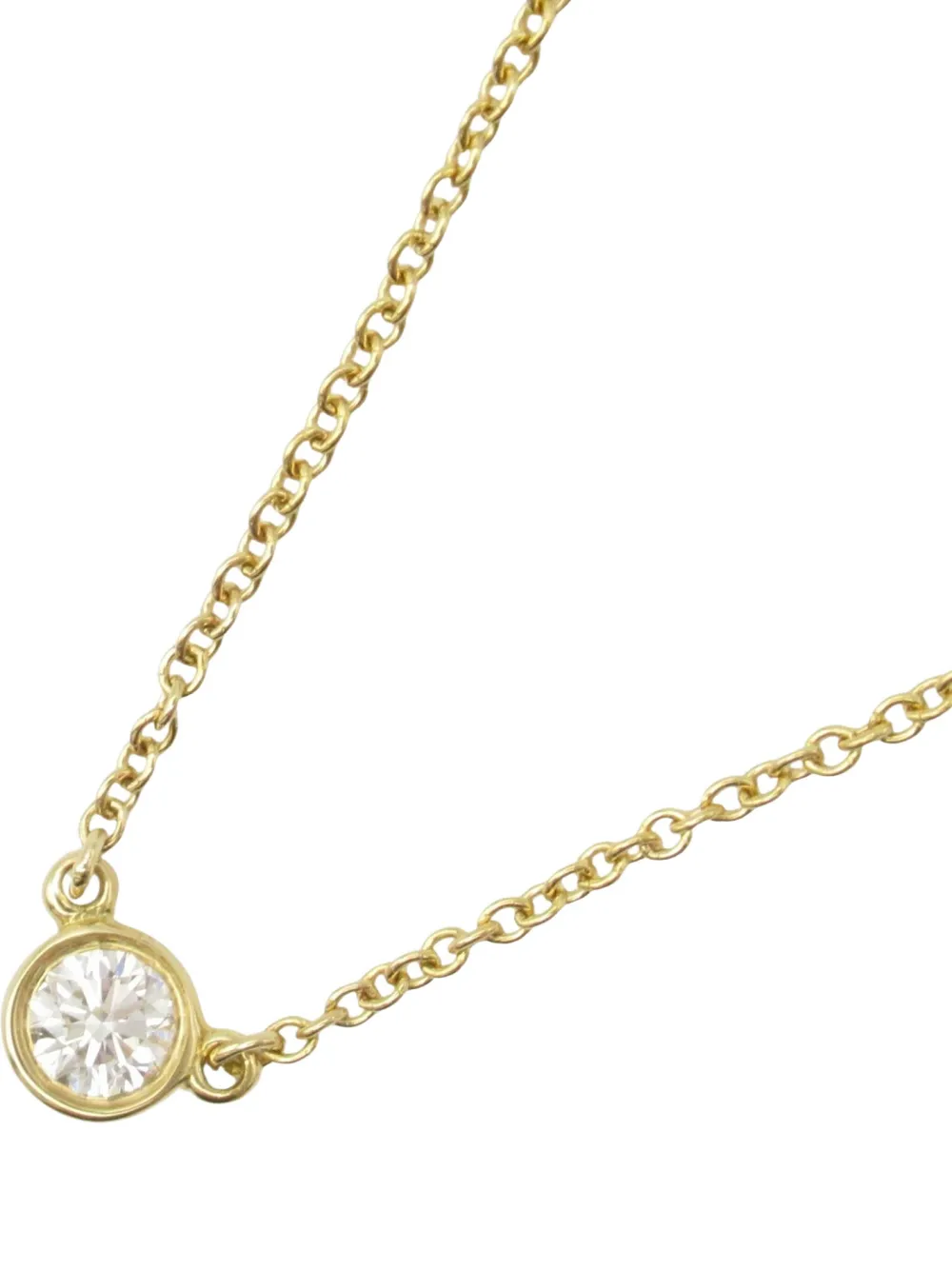Tiffany & Co. Pre-Owned 2010s 18K yellow gold By The Yard diamond necklace | Image 2