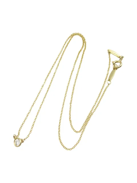 Tiffany & Co. Pre-Owned 2010s 18K yellow gold By The Yard diamond necklace