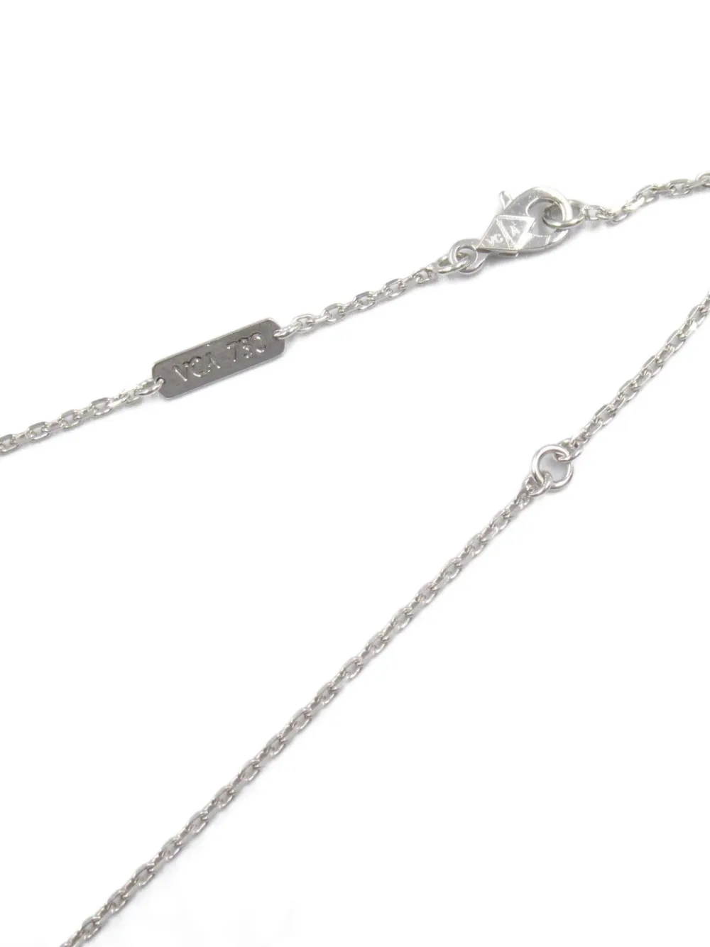 Van Cleef & Arpels Pre-Owned 2010s 18K white gold Frivole diamond necklace | Image 2