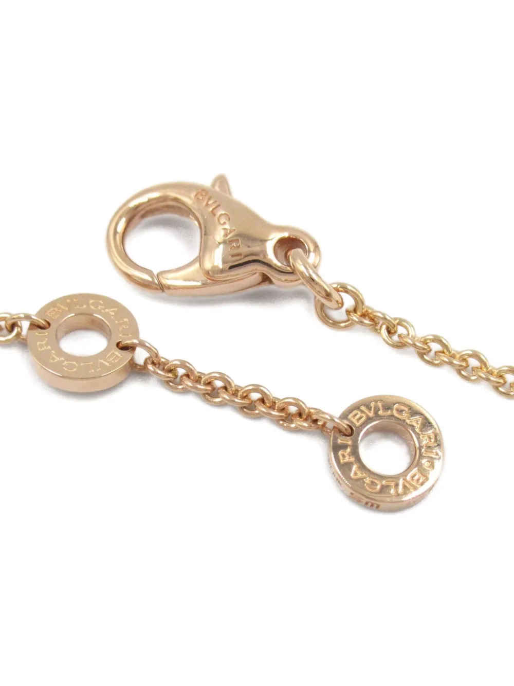 Pre-owned Bvlgari 10s 18k Rose Gold B-zero Bracelet