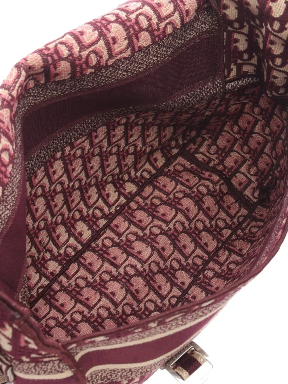 Pre-owned Dior 2000s Camp Oblique Shoulder Bag In Red