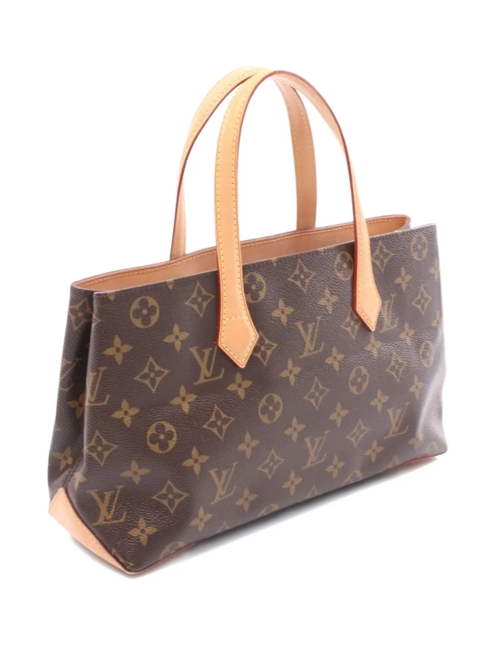 Pre-owned Louis Vuitton 2010 Wilshire Pm Handbag In Brown