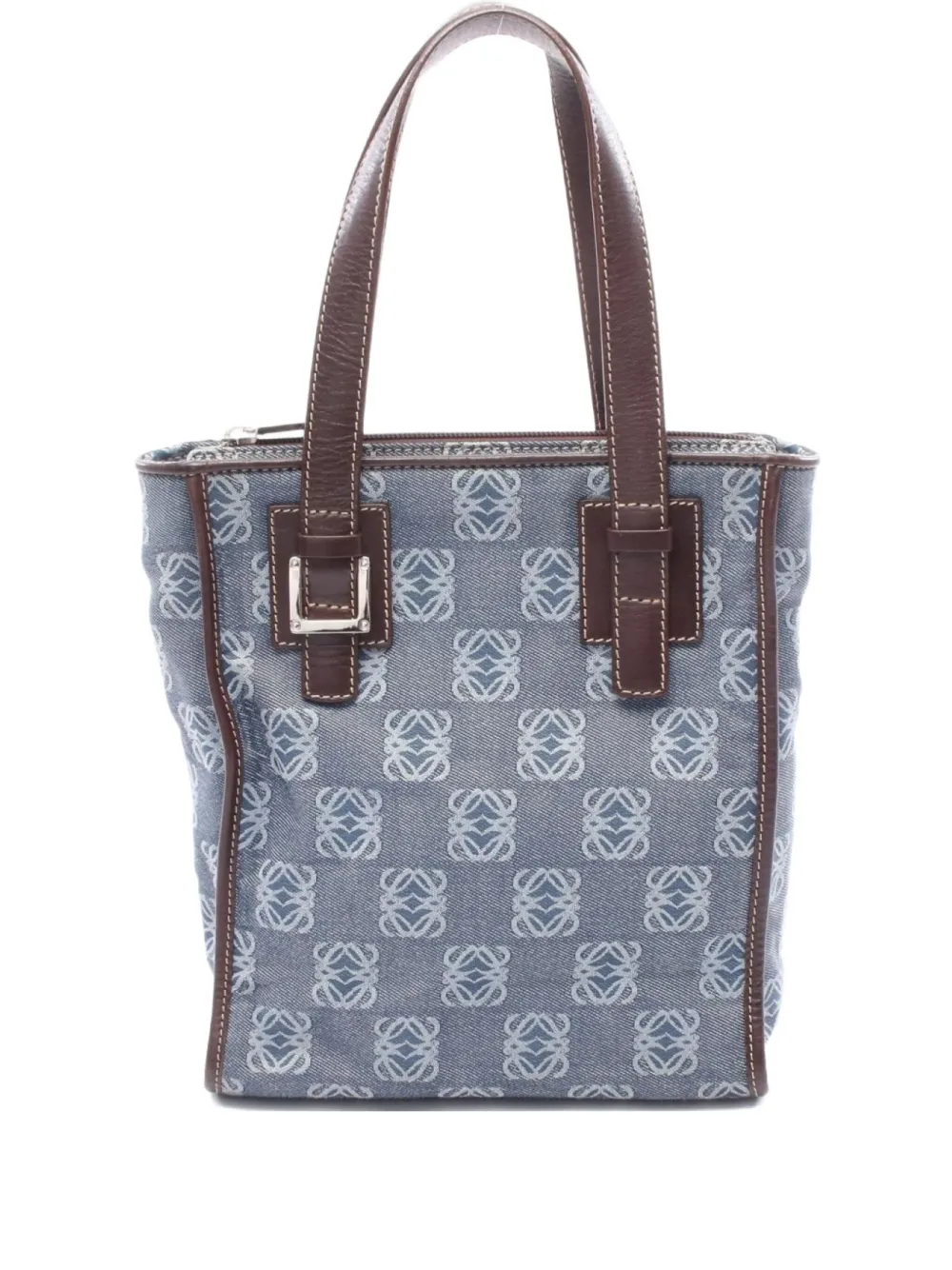 Loewe Pre-Owned 2000s Anagram denim handbag | Blue | Image 1