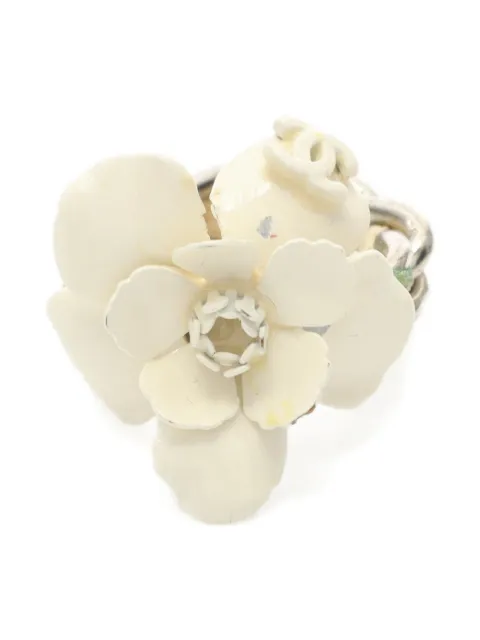CHANEL Pre-Owned 1986-1988 Camellia chain ring