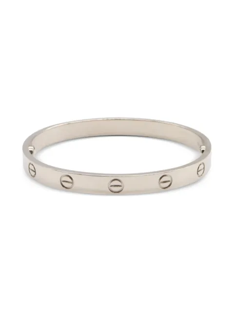 Cartier 10s 18K white gold Love Breath bracelet
