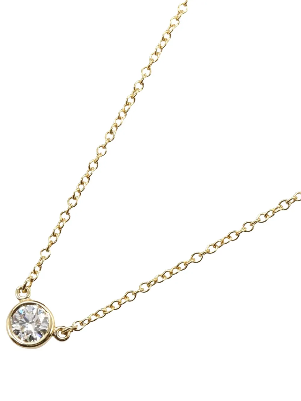 Tiffany & Co. Pre-Owned 2010s 18K yellow gold By the Yard diamond necklace | Image 2