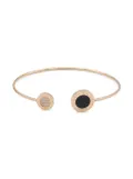 Bvlgari Pre-Owned 2010s 18K rose gold Bvlgari Bvlgari diamond and onyx bracelet