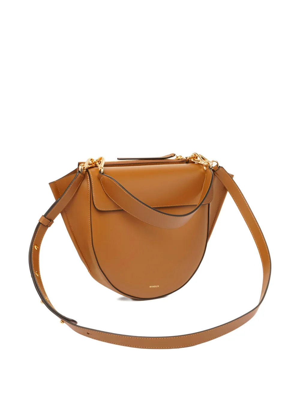 Wandler Medium Hortensia Leather Satchel In Brown