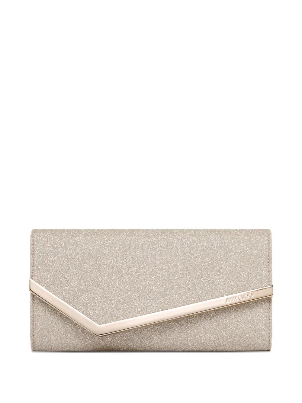 Jimmy Choo Small Emmie Clutch Bag In Gold